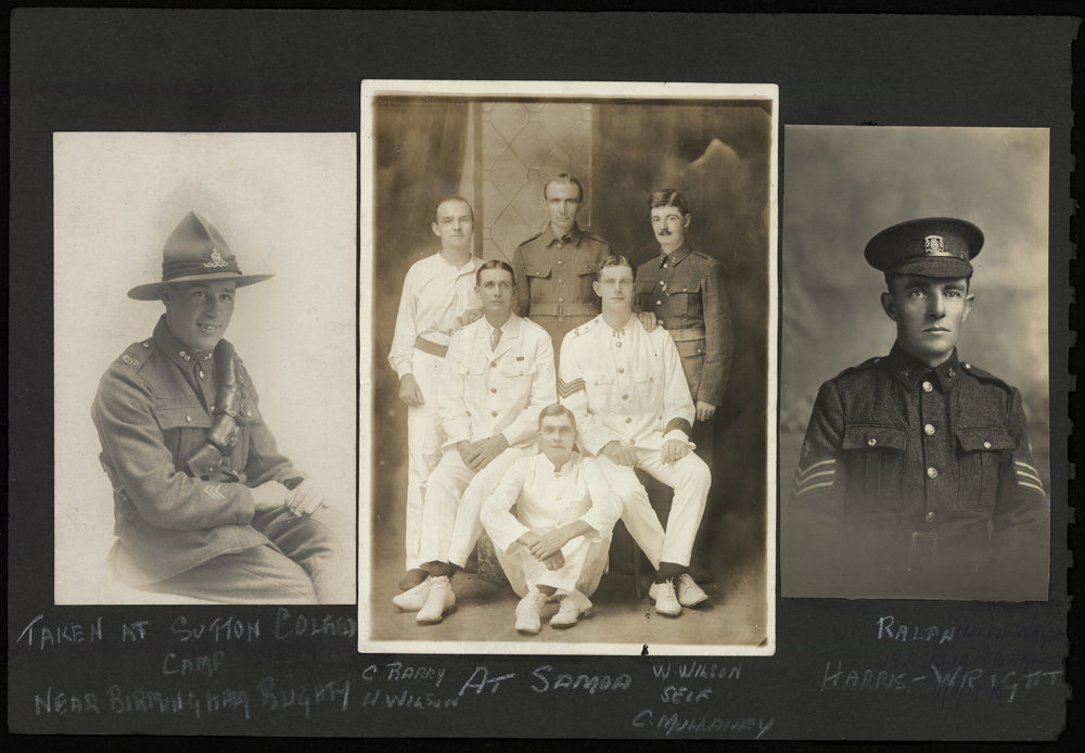 WWI Photograph Album from 6th Hauraki Regiment (1 of 2)