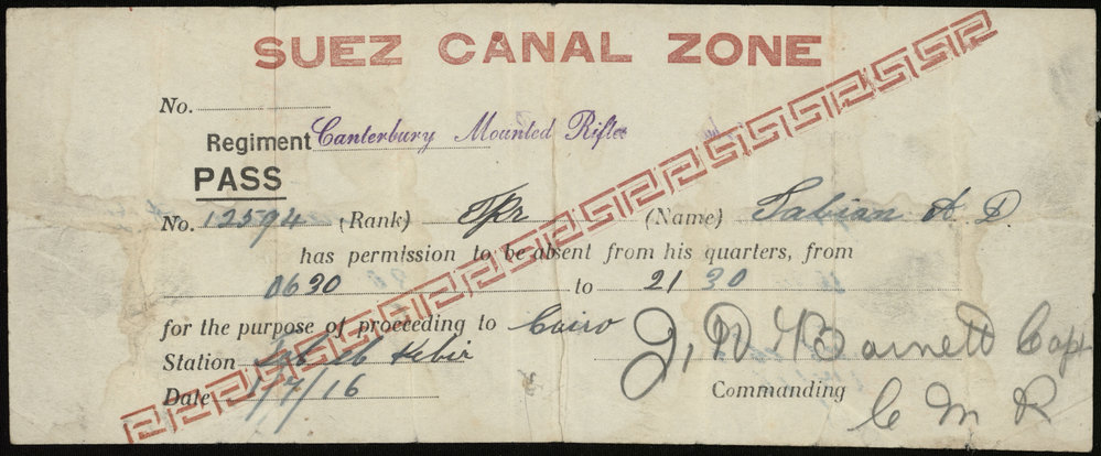 WWI Photograph Album - Egypt [loose photo]