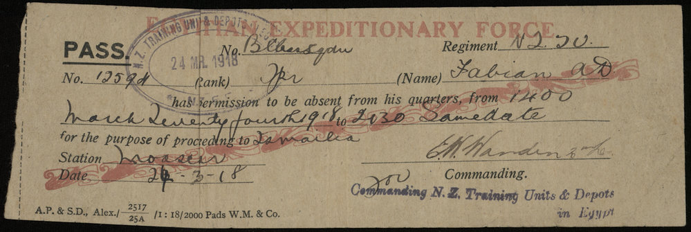 WWI Photograph Album - Egypt [loose photo]