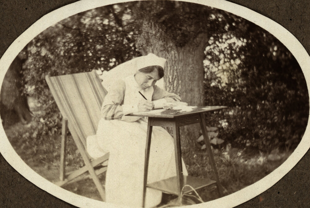 Photo from page 10 of album WWI Photograph Album- Nurses and Medical Services in England.