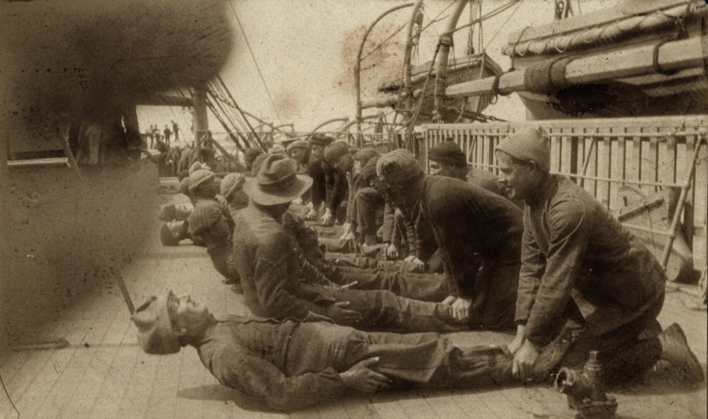 Photo from page 07 of album WWI Photograph Album- New Zealand, Troopship Journey &amp; Egypt