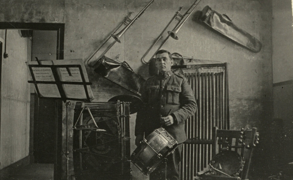 Photo from page 12 of album WWI Photograph Album (Two) -Army Band, England.