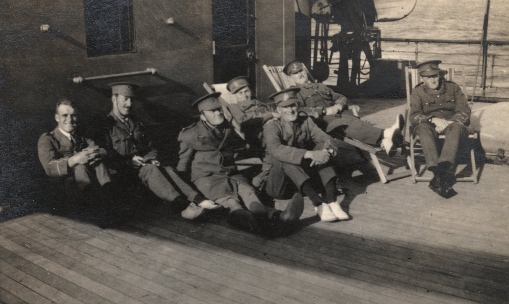 Photo from page 02 of album WWI Photograph Album - Troopship Journey.