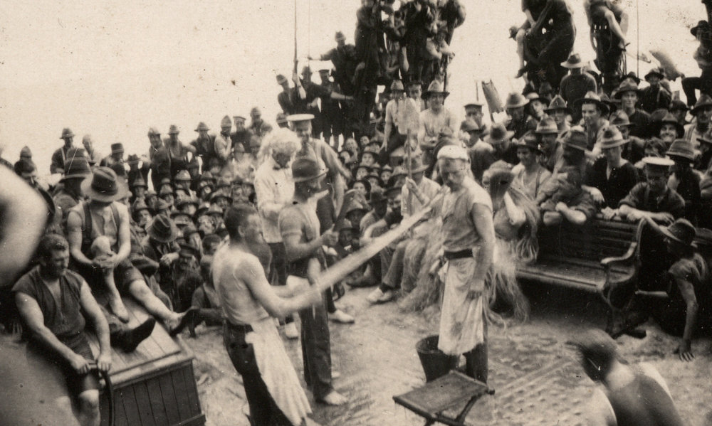 Photo from page 11 of album WWI Photograph Album - Troopship Journey.