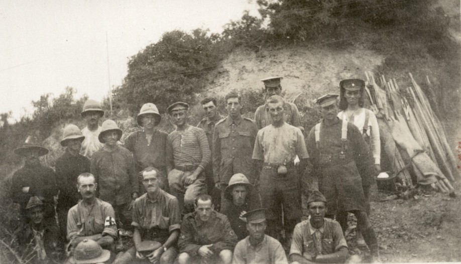 All that was left of C Section, 1st Field Ambulance, Gallipoli, 1915 just prior to evacuation.