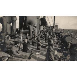 Photo from page 02 of album WWI Photograph Album - Troopship Journey.