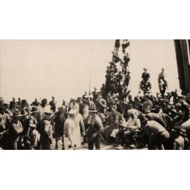 Photo from page 11 of album WWI Photograph Album - Troopship Journey.